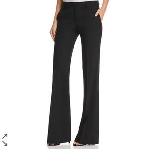 Theory black wool trouser pants